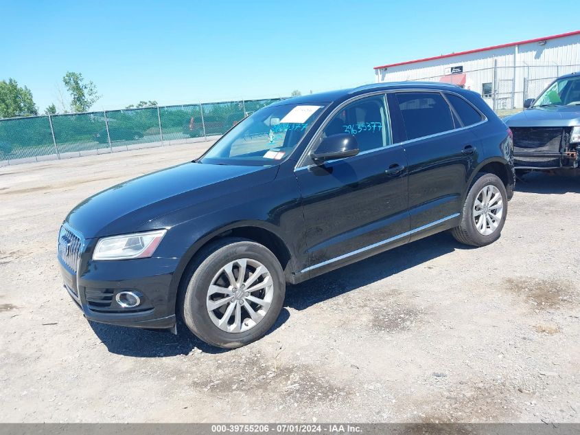 2014 Audi Q5 2.0T Premium VIN: WA1LFAFP1EA038726 Lot: 39755206