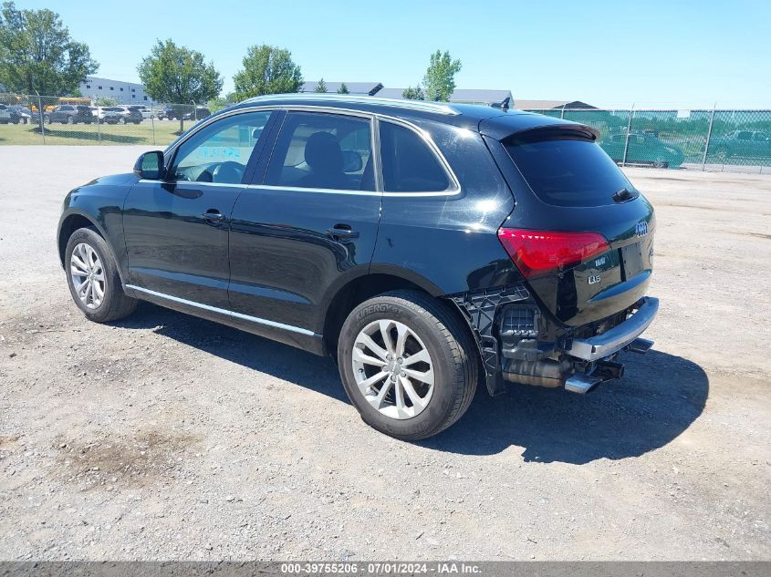 2014 Audi Q5 2.0T Premium VIN: WA1LFAFP1EA038726 Lot: 39755206