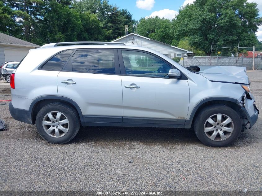 2013 Kia Sorento Lx V6 VIN: 5XYKTDA27DG349521 Lot: 39755218