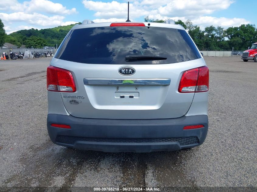 2013 Kia Sorento Lx V6 VIN: 5XYKTDA27DG349521 Lot: 39755218