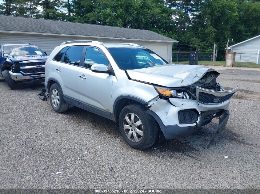 2013 Kia Sorento Lx V6 VIN: 5XYKTDA27DG349521 Lot: 39755218