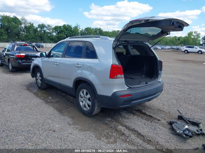 2013 Kia Sorento Lx V6 VIN: 5XYKTDA27DG349521 Lot: 39755218