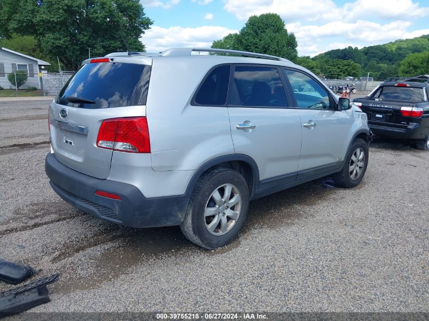 2013 Kia Sorento Lx V6 VIN: 5XYKTDA27DG349521 Lot: 39755218