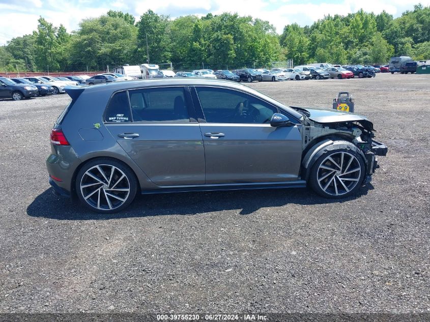 2018 Volkswagen Golf R 2.0T W/Dcc Navigation VIN: WVWVF7AU1JW097285 Lot: 39755230