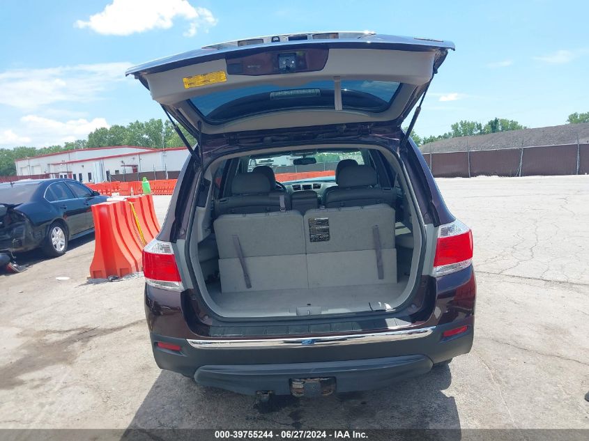 2012 Toyota Highlander Se V6 VIN: 5TDBK3EH2CS136926 Lot: 39755244