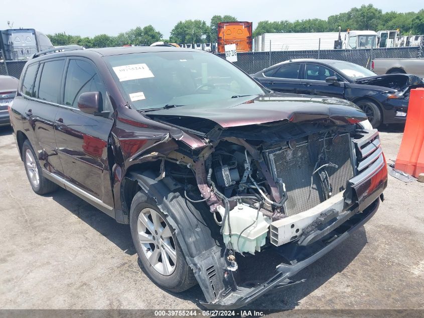 2012 Toyota Highlander Se V6 VIN: 5TDBK3EH2CS136926 Lot: 39755244