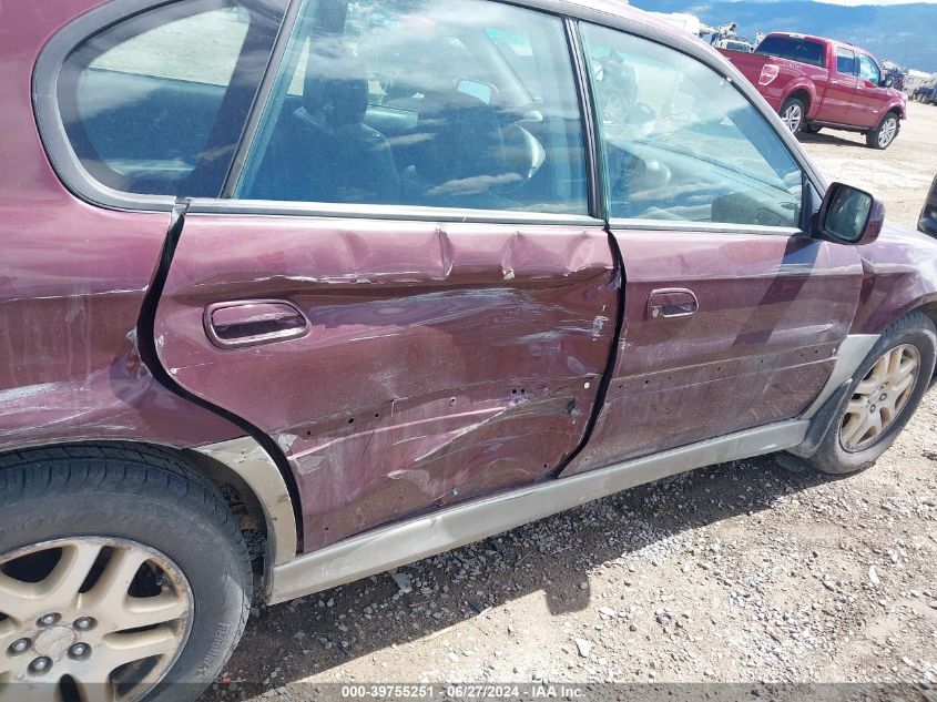 2000 Subaru Outback Limited VIN: 4S3BE6868Y7210841 Lot: 39755251