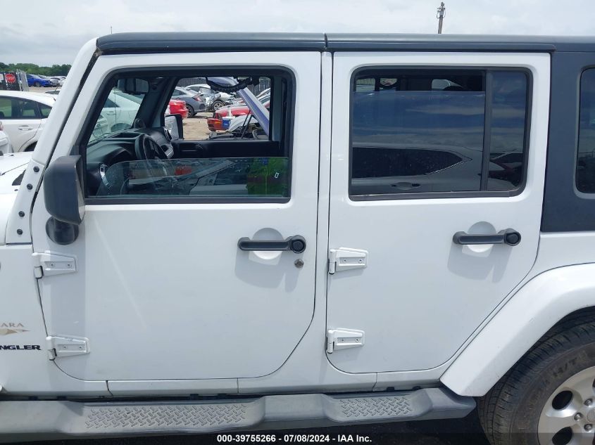 2014 JEEP WRANGLER UNLIMITED SAHARA - 1C4BJWEG8EL163693