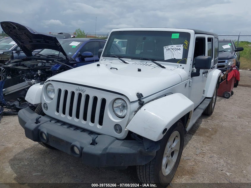2014 JEEP WRANGLER UNLIMITED SAHARA - 1C4BJWEG8EL163693