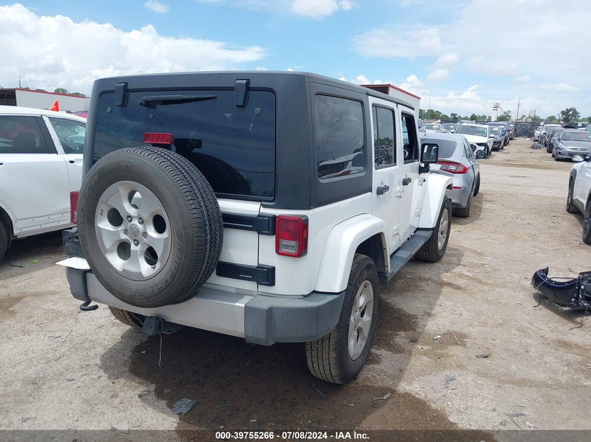 2014 JEEP WRANGLER UNLIMITED SAHARA - 1C4BJWEG8EL163693