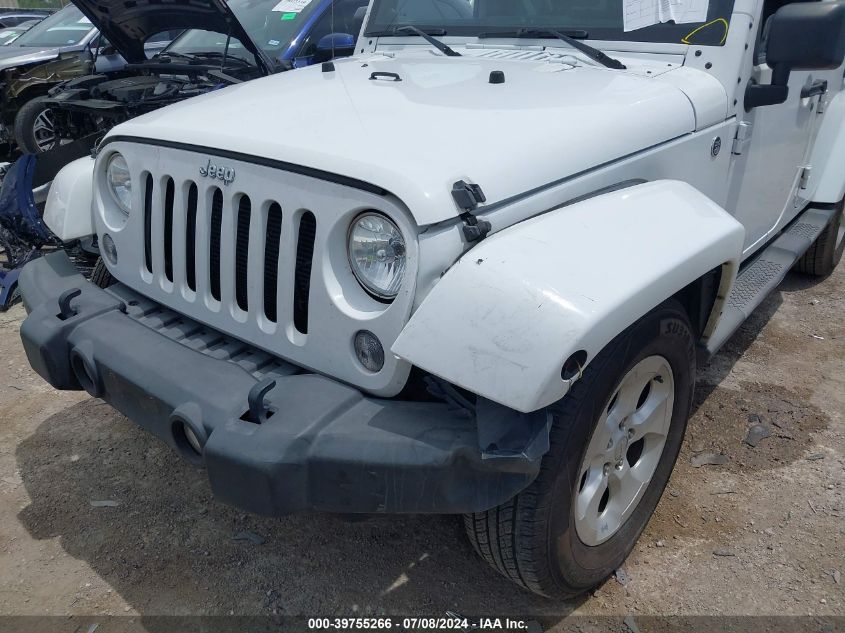 2014 JEEP WRANGLER UNLIMITED SAHARA - 1C4BJWEG8EL163693