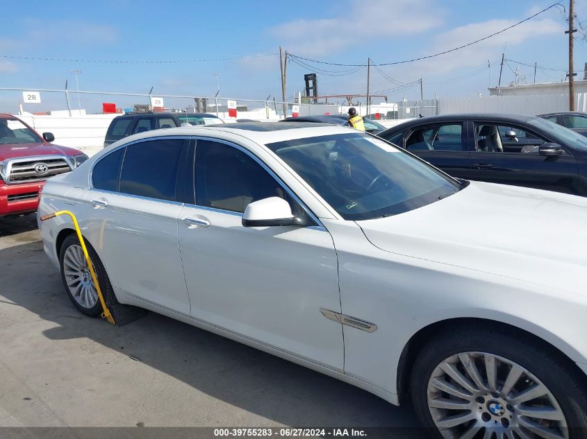 2012 BMW 750I VIN: WBAKA8C57CCY37985 Lot: 39755283