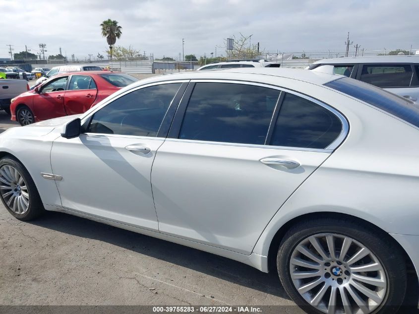 2012 BMW 750I VIN: WBAKA8C57CCY37985 Lot: 39755283