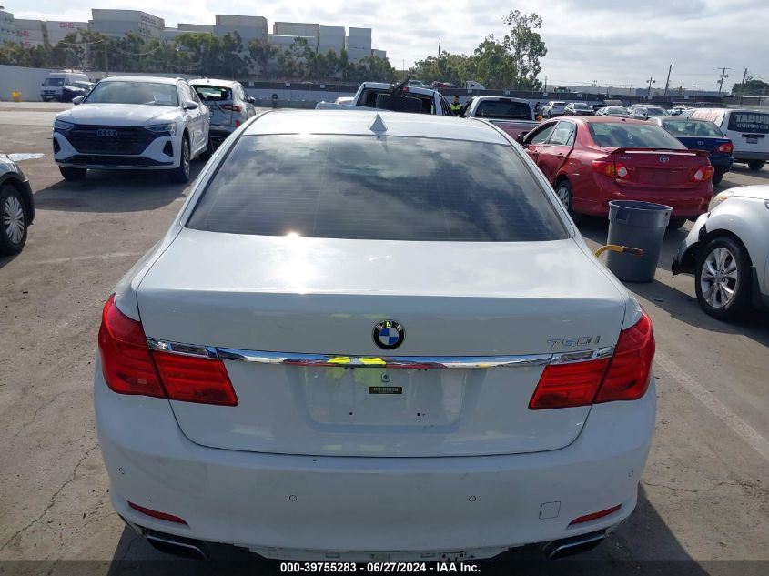 2012 BMW 750I VIN: WBAKA8C57CCY37985 Lot: 39755283