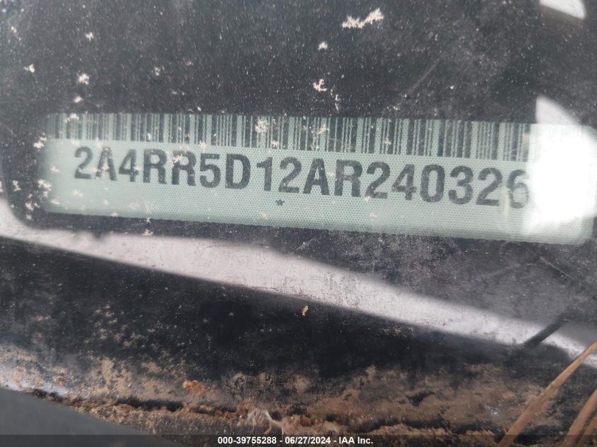 2010 Chrysler Town & Country Touring VIN: 2A4RR5D12AR240326 Lot: 39755288
