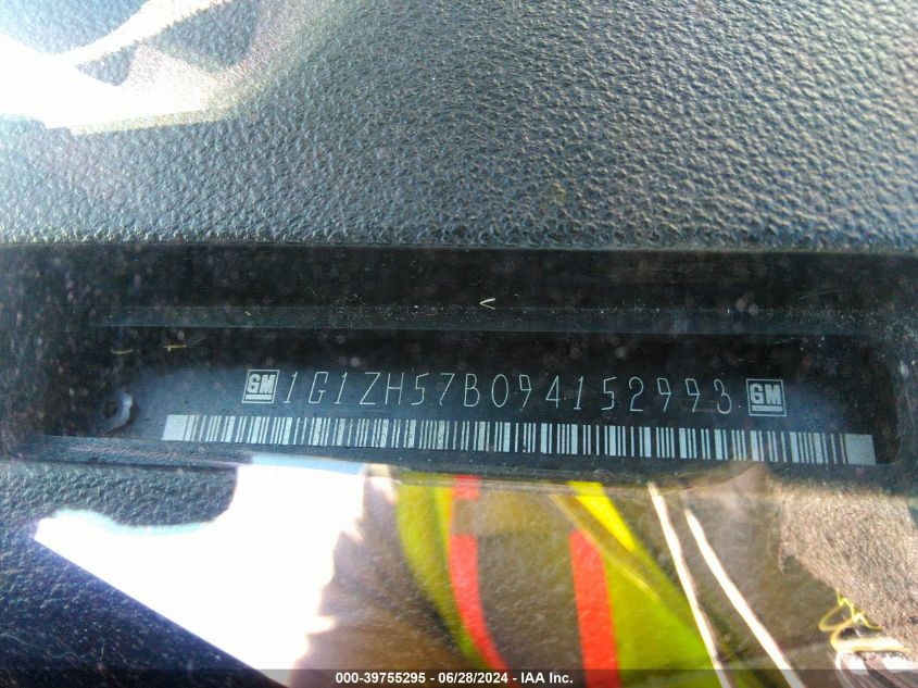 2009 Chevrolet Malibu 1Lt VIN: 1G1ZH57B094152993 Lot: 39755295