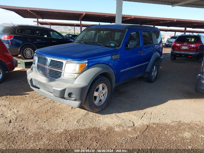 1D8GU28K87W601721 2007 Dodge Nitro Sxt