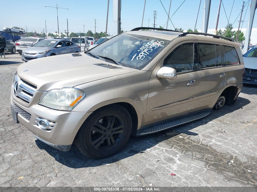 2007 Mercedes-Benz Gl-Class 450 4Matic VIN: 4JGBF71E27A128850 Lot: 39755336
