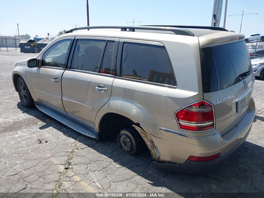2007 Mercedes-Benz Gl-Class 450 4Matic VIN: 4JGBF71E27A128850 Lot: 39755336