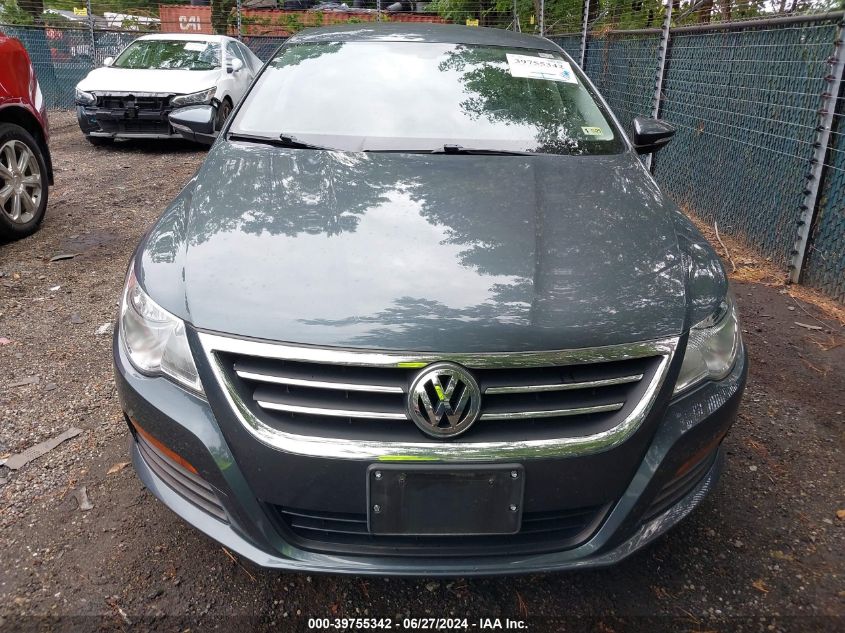 2012 Volkswagen Cc Sport VIN: WVWMP7AN0CE538690 Lot: 39755342