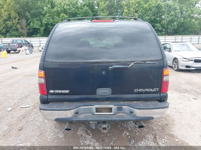 2002 Chevrolet Tahoe Ls VIN: 1GNEK13VX2J289079 Lot: 39755360