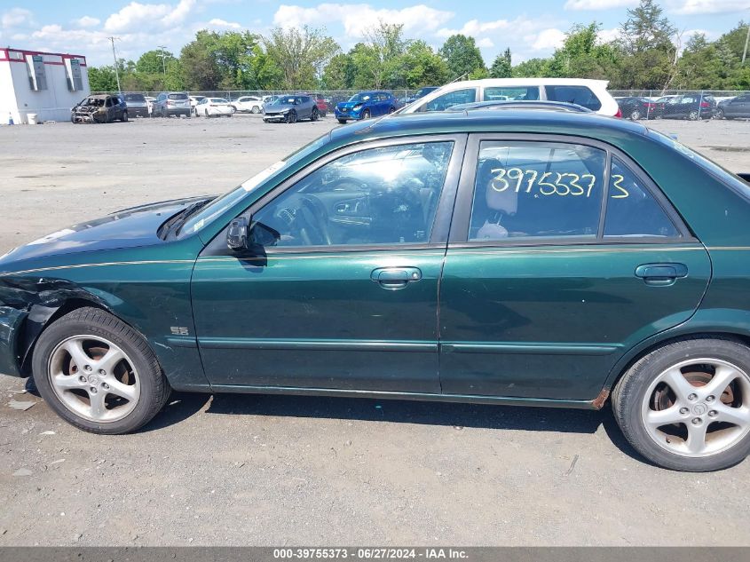 2001 Mazda Protege Es/Lx VIN: JM1BJ226X10477166 Lot: 39755373