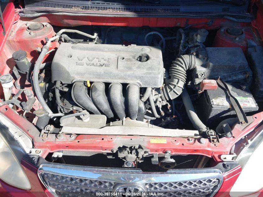 2005 Toyota Corolla Ce VIN: 2T1BR32E65C427513 Lot: 39755411