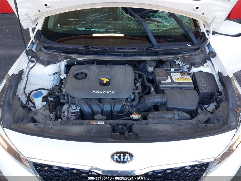 2018 Kia Forte Lx VIN: 3KPFK4A73JE278567 Lot: 39755418