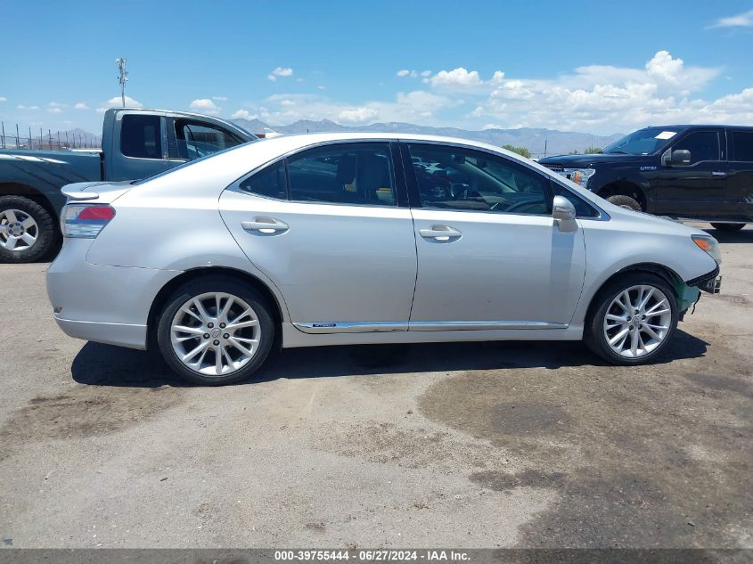 2010 Lexus Hs 250H VIN: JTHBB1BA5A2027200 Lot: 39755444