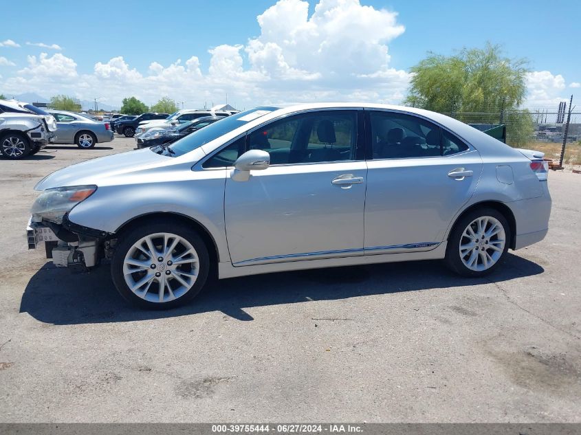 2010 Lexus Hs 250H VIN: JTHBB1BA5A2027200 Lot: 39755444