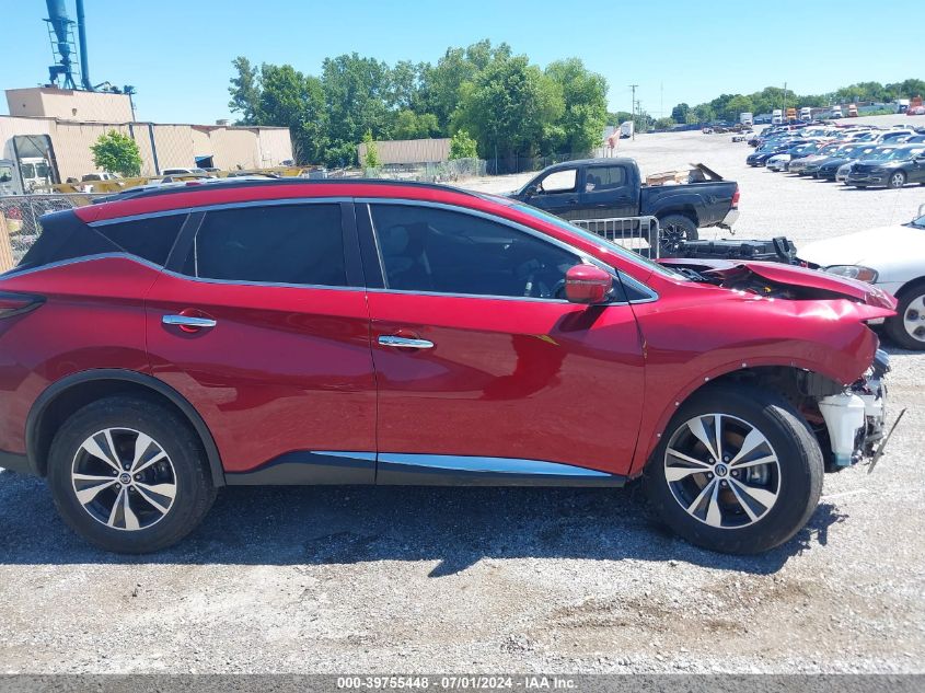 2020 Nissan Murano Sv Fwd VIN: 5N1AZ2BJ1LN145126 Lot: 39755448