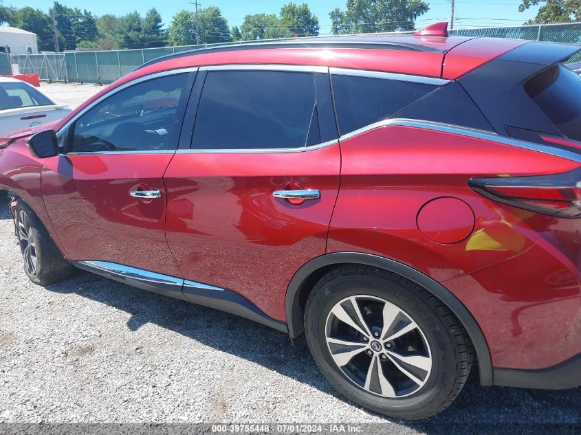 2020 Nissan Murano Sv Fwd VIN: 5N1AZ2BJ1LN145126 Lot: 39755448