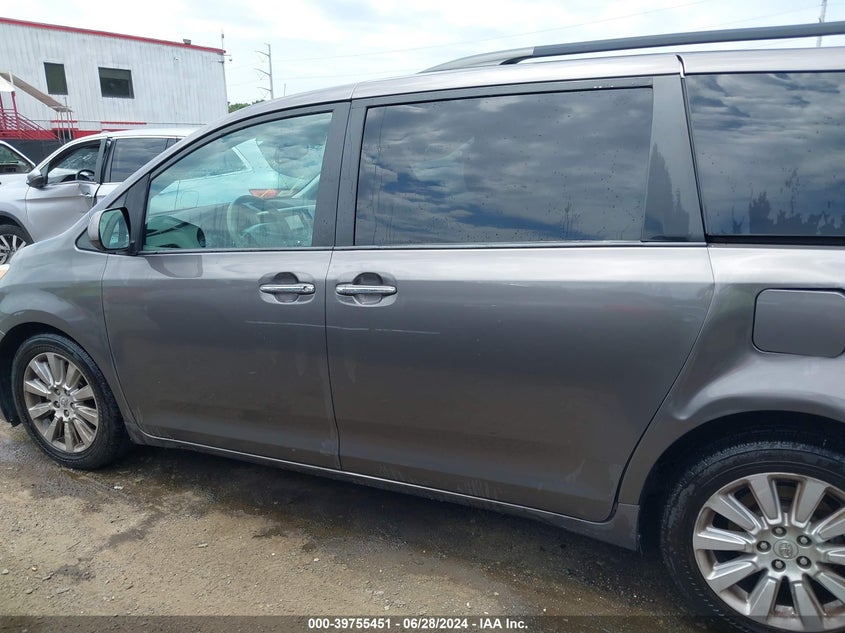 2013 Toyota Sienna Xle 7 Passenger VIN: 5TDDK3DC8DS054389 Lot: 39755451