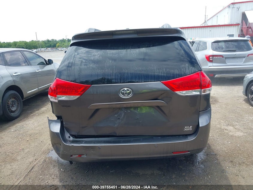 2013 Toyota Sienna Xle 7 Passenger VIN: 5TDDK3DC8DS054389 Lot: 39755451