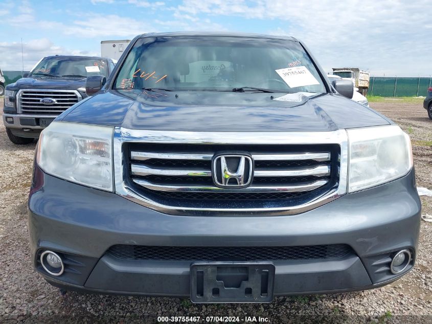 2012 Honda Pilot Ex-L VIN: 5FNYF4H55CB022087 Lot: 39755467