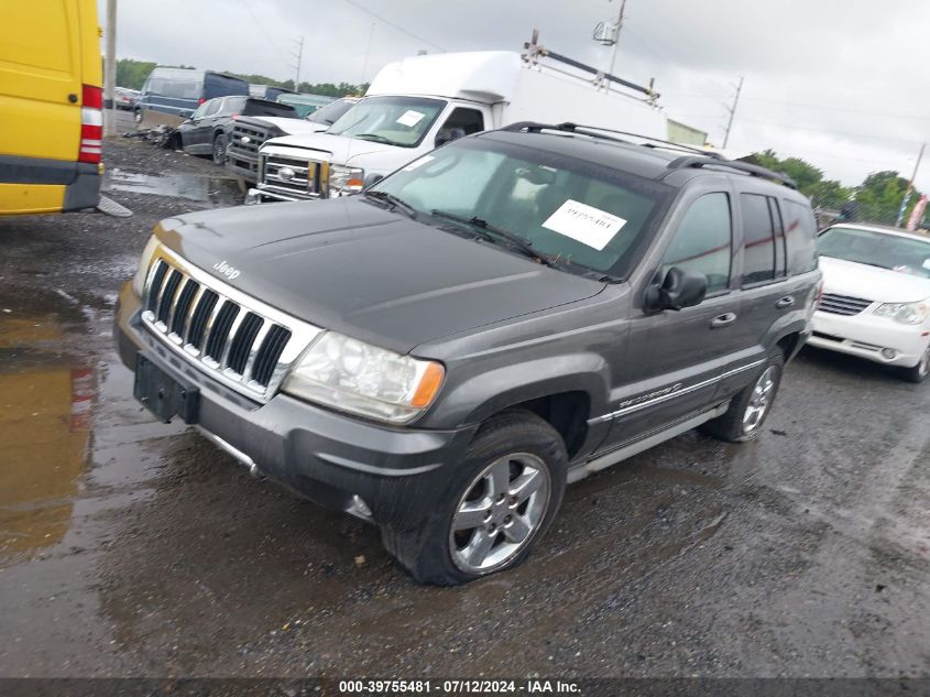 2004 Jeep Grand Cherokee Overland VIN: 1J8GW68JX4C248621 Lot: 39755481