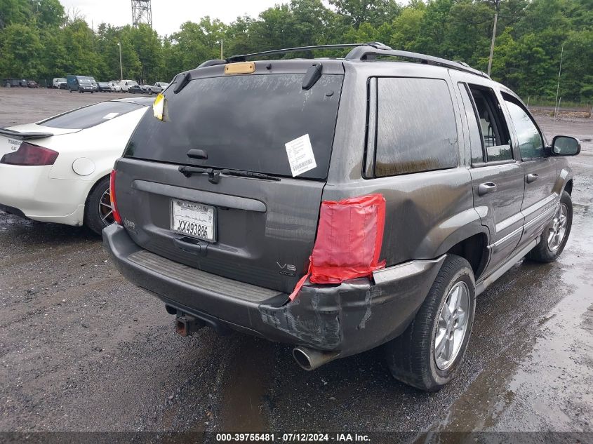 2004 Jeep Grand Cherokee Overland VIN: 1J8GW68JX4C248621 Lot: 39755481