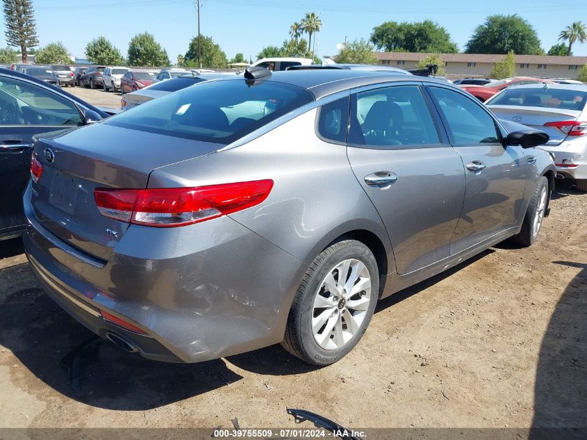 2016 KIA OPTIMA EX - 5XXGU4L39GG111512