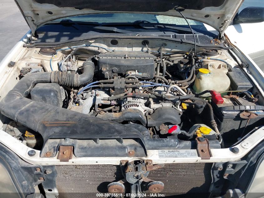 2000 Subaru Legacy Outback VIN: 4S3BH6656Y7623813 Lot: 39755518