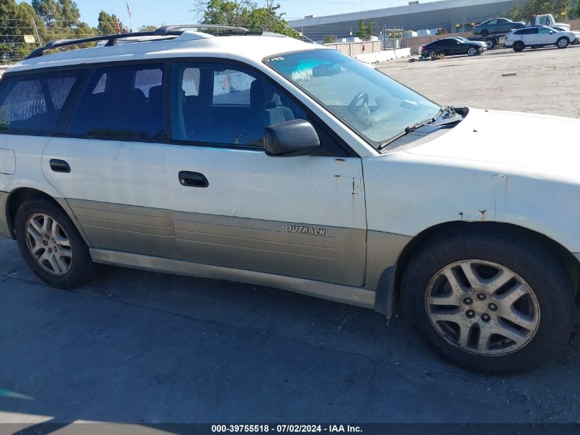 2000 Subaru Legacy Outback VIN: 4S3BH6656Y7623813 Lot: 39755518