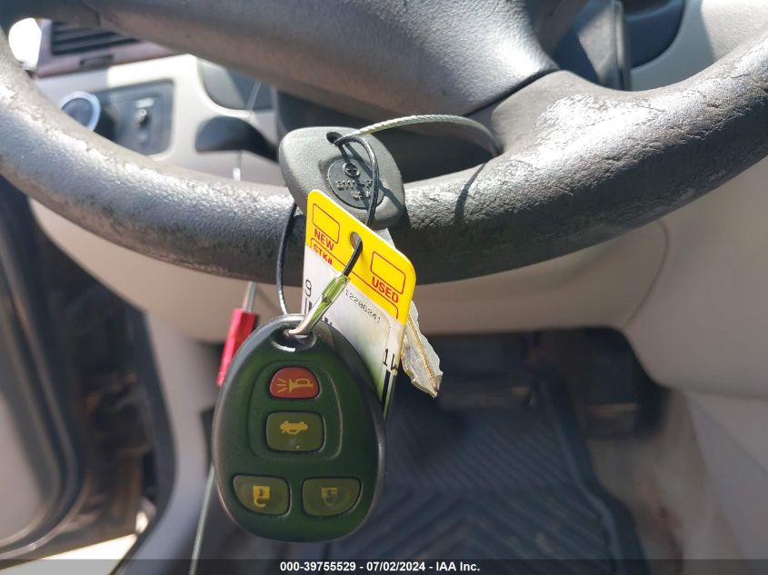 2011 Chevrolet Impala Ls VIN: 2G1WF5EK6B1296819 Lot: 39755529