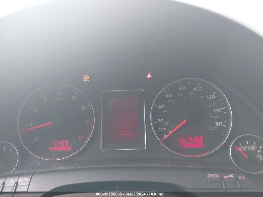 2006 Audi A4 2.0T VIN: WAUAF78E96A209474 Lot: 39755535