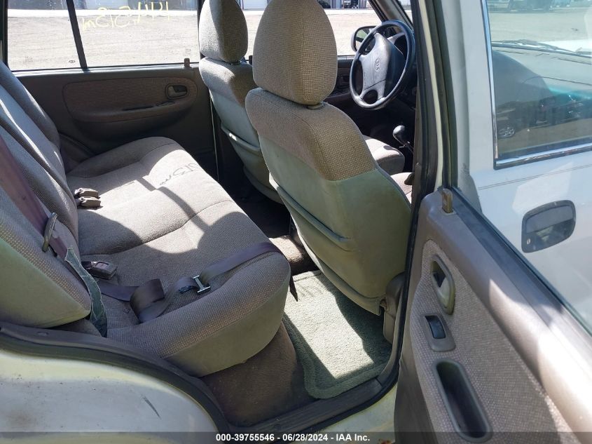 1999 Kia Sportage VIN: KNDJB7232X5600000 Lot: 39755546