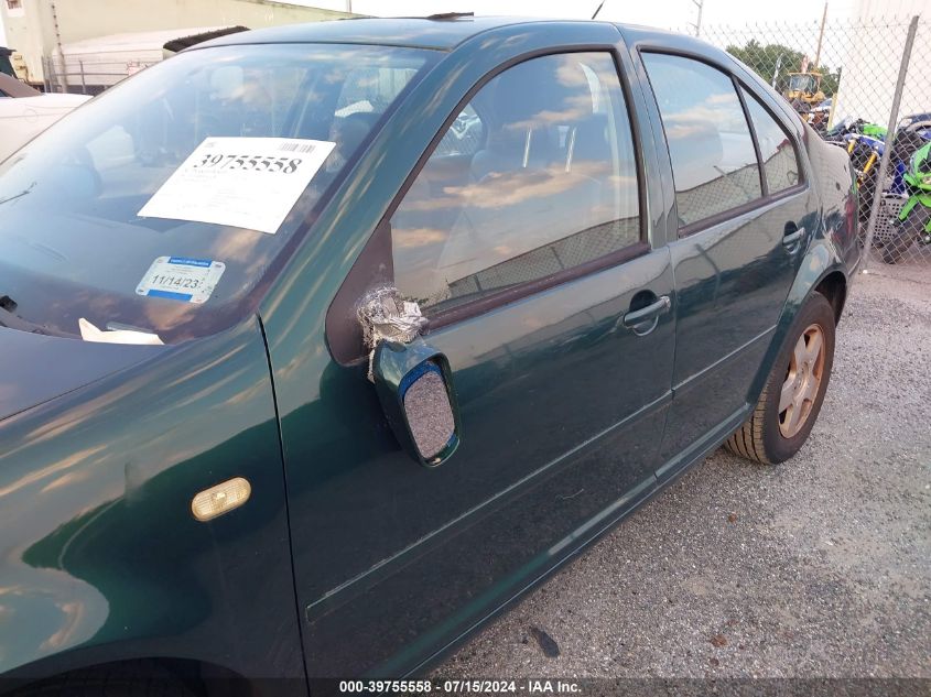 1999 Volkswagen Jetta Gls VIN: 3VWSC29M0XM109905 Lot: 39755558