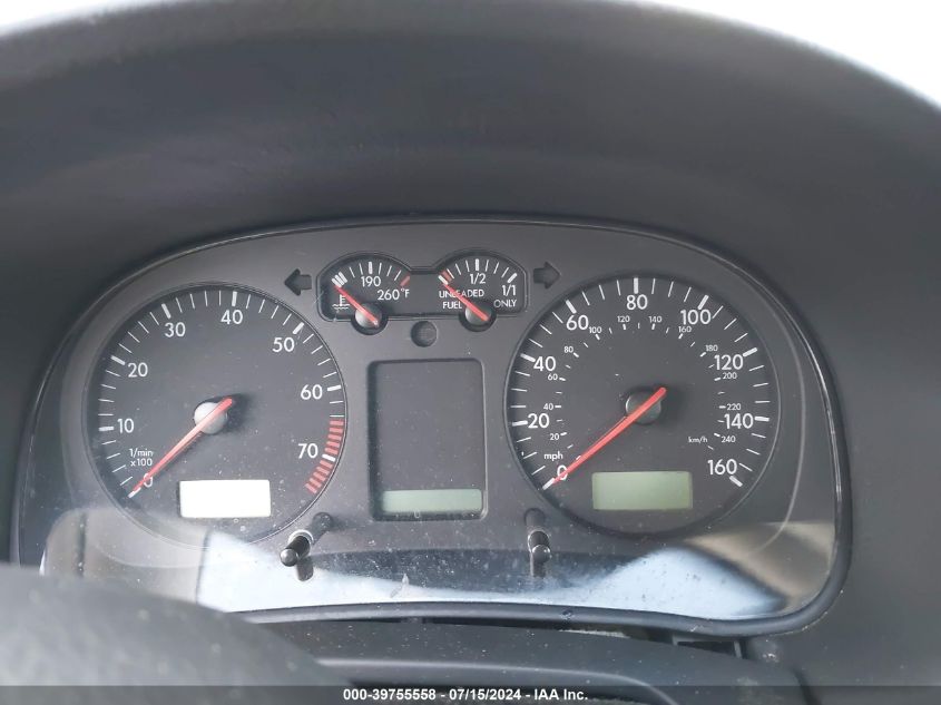 1999 Volkswagen Jetta Gls VIN: 3VWSC29M0XM109905 Lot: 39755558