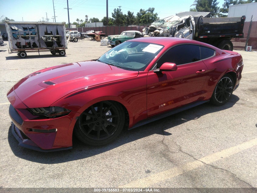 VIN 1FA6P8TH0K5161322 2019 FORD MUSTANG ECOBOOST