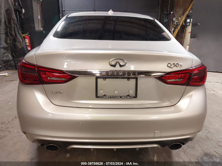 2020 Infiniti Q50 Sport Awd VIN: JN1EV7AR7LM253572 Lot: 39755628