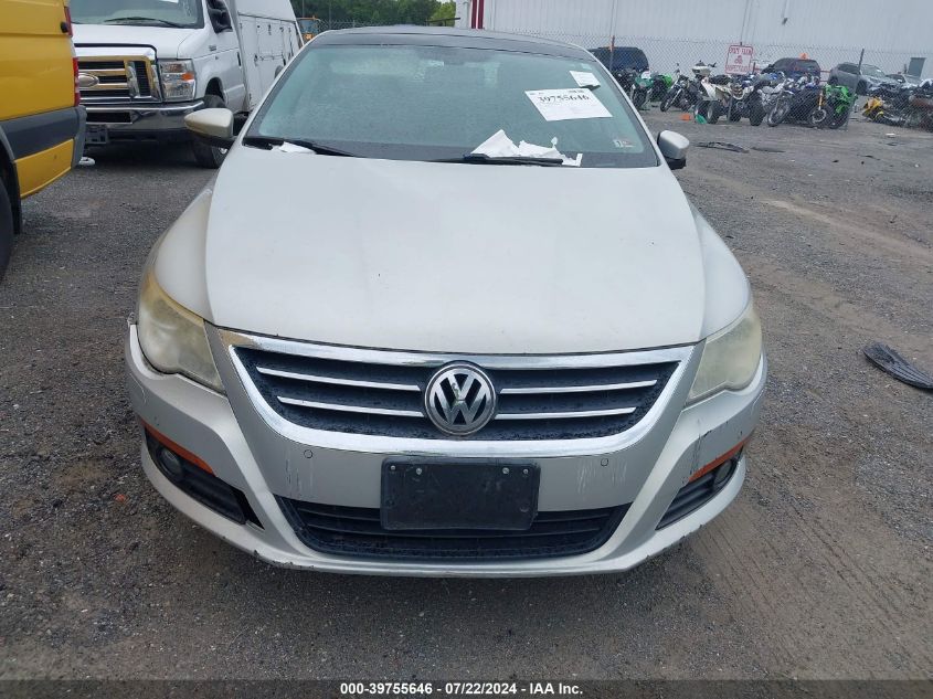 2011 Volkswagen Cc Vr6 Executive VIN: WVWGU7AN7BE719242 Lot: 39755646