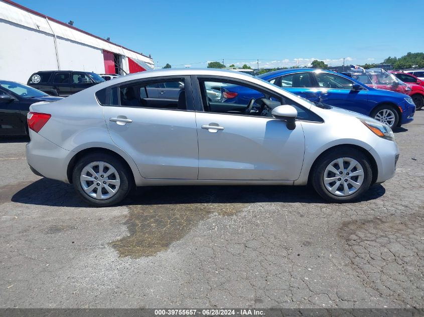 2012 Kia Rio Lx VIN: KNADM4A32C6084343 Lot: 39755657