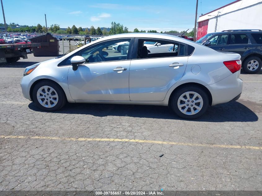 2012 Kia Rio Lx VIN: KNADM4A32C6084343 Lot: 39755657